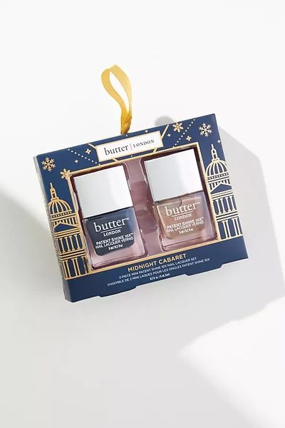 Butter London Midnight Cabaret Nail Polish Gift Set In Blue