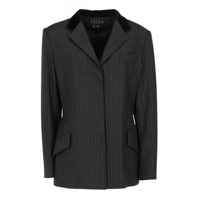 Pre-owned Ralph Lauren Wool Jacket In Grey