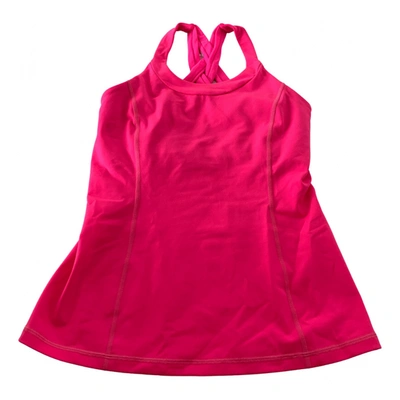 Pre-owned Lululemon Vest In Pink