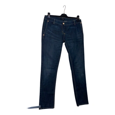Pre-owned Denny Rose Straight Jeans In Blue