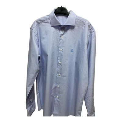Pre-owned Roberto Cavalli Shirt In Turquoise