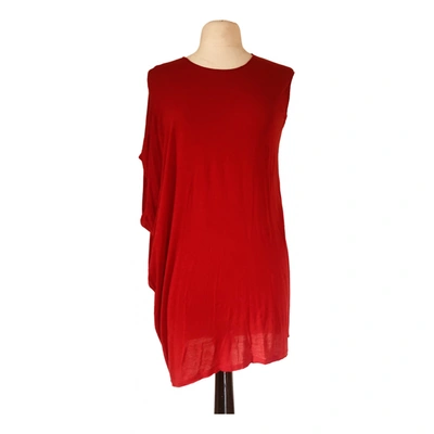 Pre-owned Costume National Tunic In Red