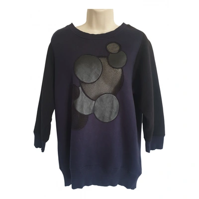 Pre-owned Christopher Kane Sweatshirt In Navy