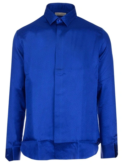 Saint Laurent Men's Blue Other Materials Shirt