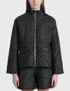 GANNI QUILTED RECYCLED RIPSTOP JACKET
