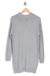 Abound Mock Neck Sweater Dress In Grey Heather
