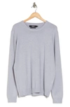 X-ray Crew Neck Knit Sweater In Light Heather Grey