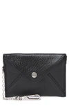 Aimee Kestenberg Ashley Leather Pouch In Black W/ Silver