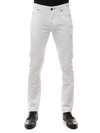 Tramarossa 5 Pocket Denim Jeans White Cotton Man