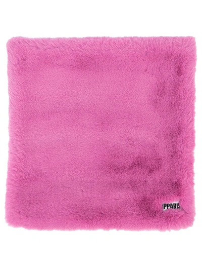 Apparis Brenn Faux Fur Pillowcase In Rosa