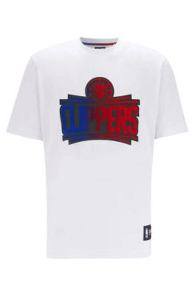 Hugo Boss - Boss X Nba T Shirt With Team Logo - White