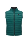 Hugo Boss Packable Down Gilet With Water-repellent Outer In Dark Green