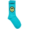 Barrow Intarsia-knit Ankle Socks In Light Blue