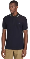 FRED PERRY STRIPED COLLAR POLO SHIRT,FPERR30503