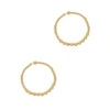 SORU JEWELLERY GRAZIELLA 24KT GOLD-PLATED HOOP EARRINGS,4136401