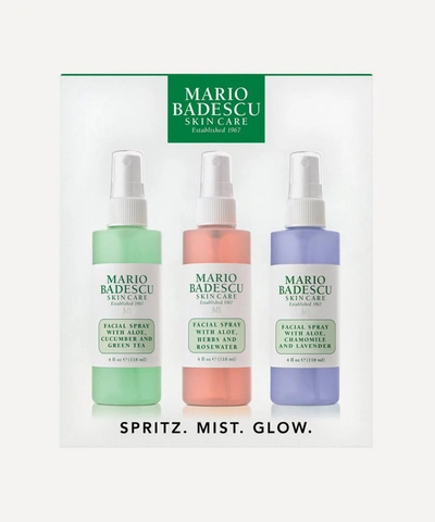 Mario Badescu Spritz. Mist. Glow. Facial Spray Gift Set