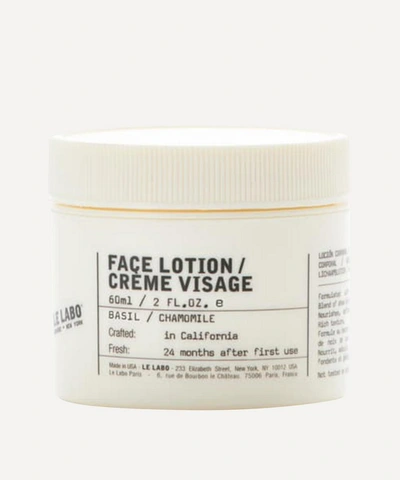 Le Labo Basil Face Lotion 60ml In Colorless