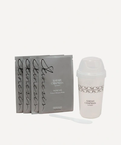 Sarah Chapman Instant Miracle Mask Pack Of 4 With Shaker