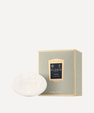 Floris London Cefiro Luxury Soap 3 X 100g