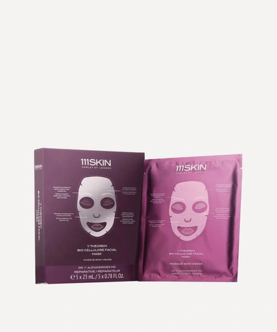 111skin Y Theorem Bio Cellulose Facial Mask Box 5 X 23ml In Colorless