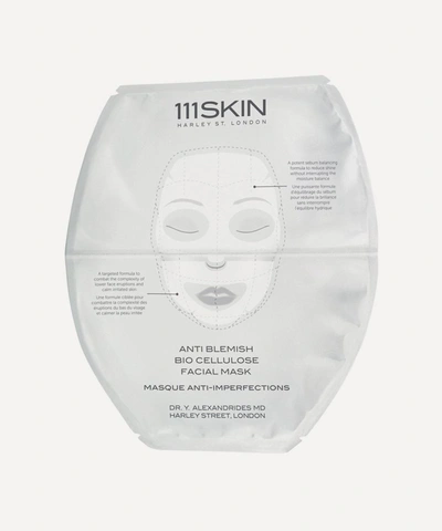 111skin Anti Blemish Bio Cellulose Facial Mask 5 X 25ml In Colourless