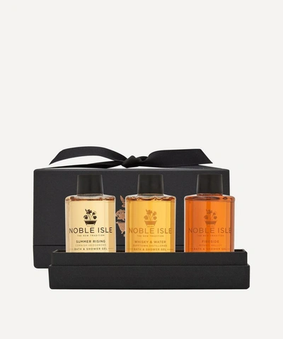 Noble Isle Warm And Spicy Bath & Shower Gel Trio