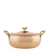 RUFFONI HISTORIA HAMMERED COPPER BRAISER PAN WITH LID (28CM),14794696