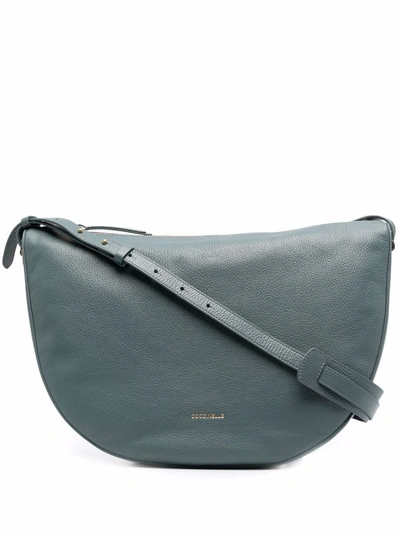 Coccinelle Lea Leather Crossbody Bag In Blau ModeSens