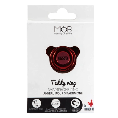Mob Red Teddy Ring For Smartphone