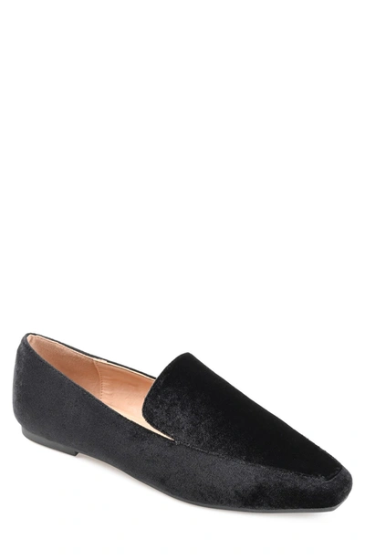 Journee Collection Tru Comfort Foam Silas Velvet Loafer In Black
