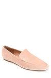 Journee Collection Silas Womens Square Closed Toe Loafers In Nude