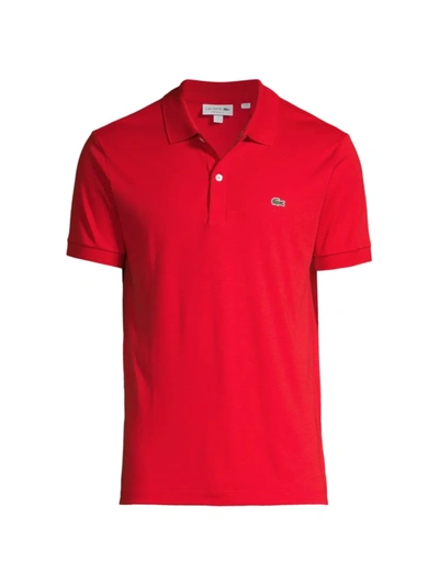 Lacoste Live Slim Fit Polo Shirt Rouge In Red