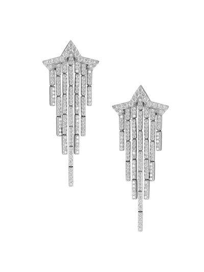 Adriana Orsini Women's Shooting Star Sterling Silver & Cubic Zirconia Drop Earrings