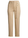 Nydj Frayed Hem Relaxed Pants In Warm Sand