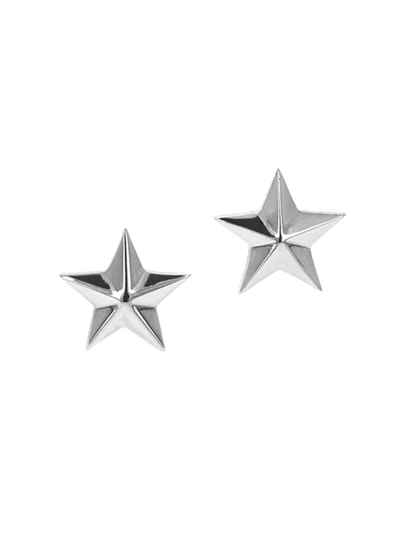 King Baby Studio Five-point Star Sterling Silver Stud Earrings