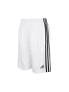 Adidas Originals Kids' Adidas Toddler And Little Boys Classic 3-stripes Shorts In White