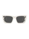 Prada 51mm Butterfly Sunglasses In White