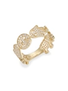 SYDNEY EVAN WOMEN'S 14K YELLOW GOLD & DIAMOND ICON RING,400014883030