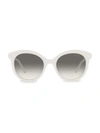 Prada 51mm Round Sunglasses In White