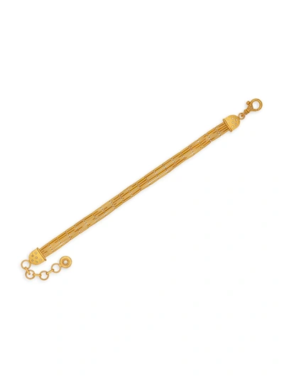 Gurhan Women's Vertigo 24k Gold, 22k Gold & Diamond Beaded Bracelet In Yellow Gold