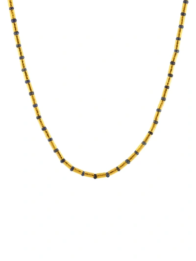 Gurhan Women's Vertigo 22k-24k Gold & Sapphire Beaded Necklace In Yellow Gold