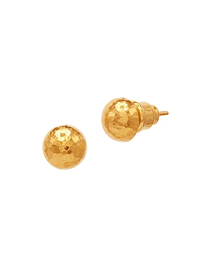 Gurhan Women's Spell 18k & 24k Gold Hammered Ball Stud Earrings In Yellow Gold