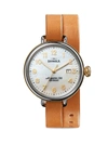 SHINOLA MEN'S BIG BIRDY MOTHER-OF-PEARL & STAINLESS STEEL LEATHER STRAP WATCH,400013631336