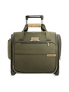 Briggs & Riley Baseline Rolling Cabin Bag In Olive