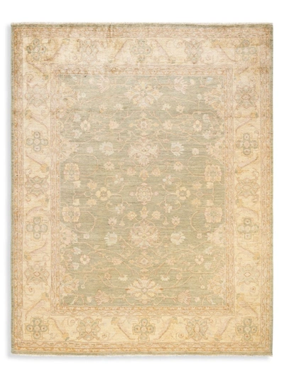 Solo Rugs Eclectic One-of-a-kind Hand-knotted Area Rug 8' 1" X 10' 0" In Green
