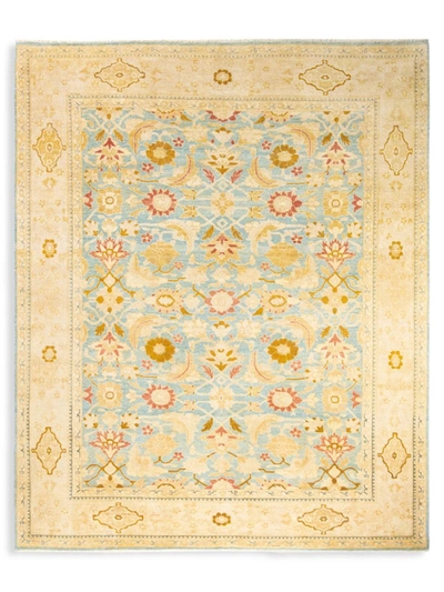 Solo Rugs Eclectic One-of-a-kind Hand-knotted Area Rug 8' 4" X 10' 1" In Light Blue