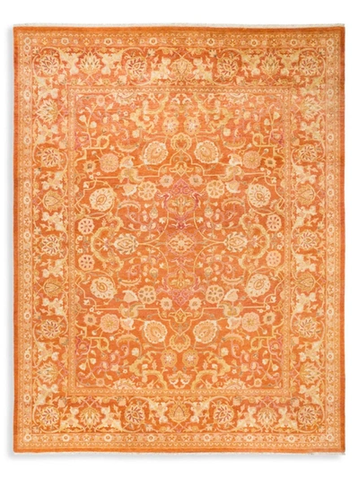 Solo Rugs Eclectic One-of-a-kind Hand-knotted Area Rug In Brown