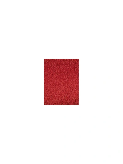 Sferra Bello Wash Cloth In Poppy Red