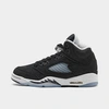 Nike Jordan Big Kids' Air Retro 5 Basketball Shoes In Black/cool Grey/white