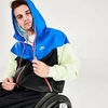 Nike Sportswear Windrunner Men's Hooded Jacket In Black/signal Blue/lime Ice/white